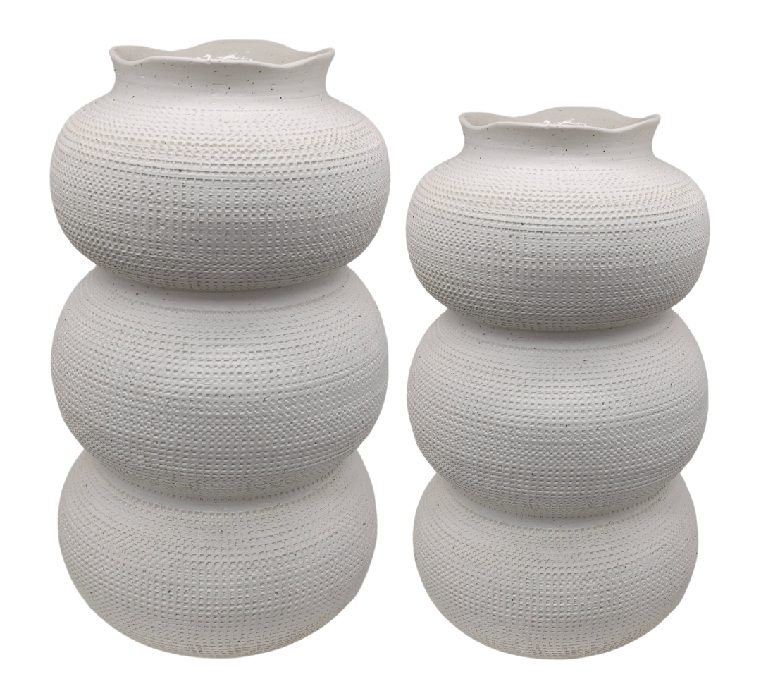 Vaas Zenith | Japandi Off - White | Kies je formaat