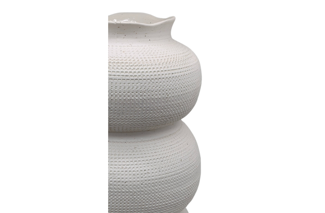 Vaas Zenith | Japandi Off - White | Kies je formaat