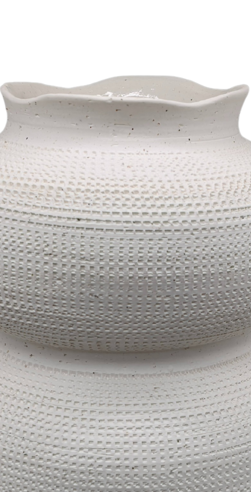 Vaas Zenith | Japandi Off - White | Kies je formaat