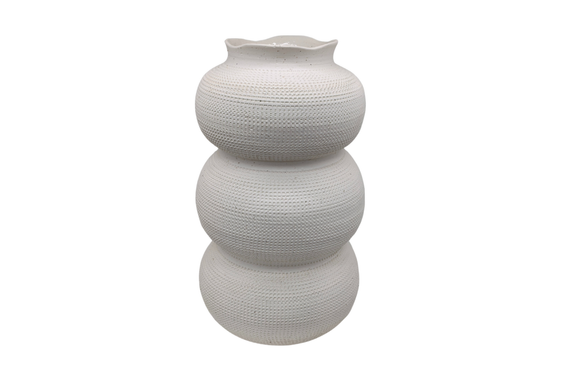 Vaas Zenith | Japandi Off - White | Kies je formaat