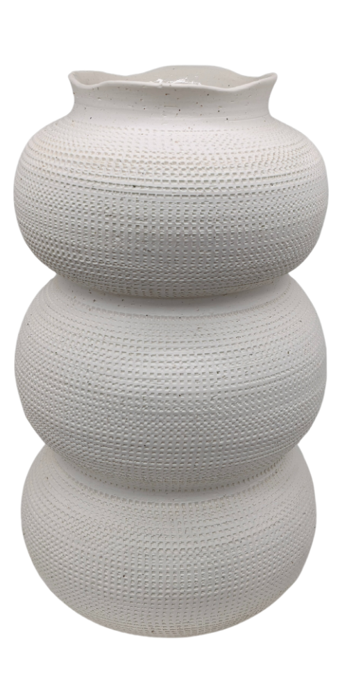 Vaas Zenith | Japandi Off - White | Kies je formaat