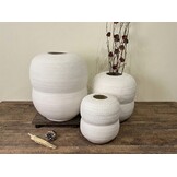 Vaas Zenith II | Japandi Off - White | Kies je formaat