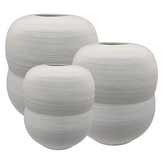 Vaas Zenith II | Japandi Off - White | Kies je formaat