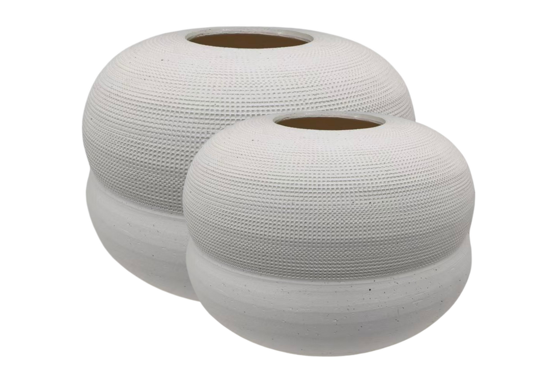 Vaas Zenith III | Japandi Off - White  | Kies je formaat