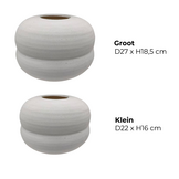 Vaas Zenith III | Japandi Off - White  | Kies je formaat