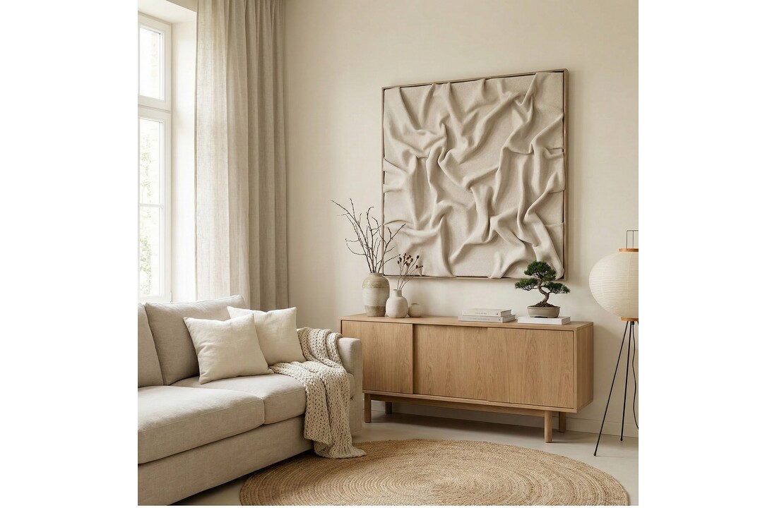 3D Reliëf Schilderij Wabi Sabi - Lucia