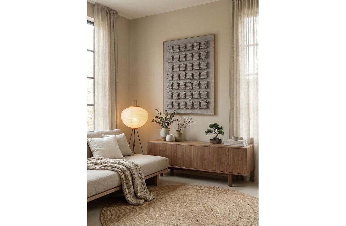 3D Reliëf Schilderij Wabi Sabi - Sam