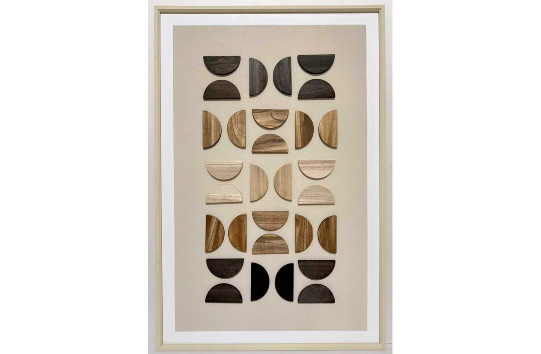 3D Houten Wanddecoratie - Eclipse mix