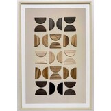 3D Houten Wanddecoratie - Eclipse mix