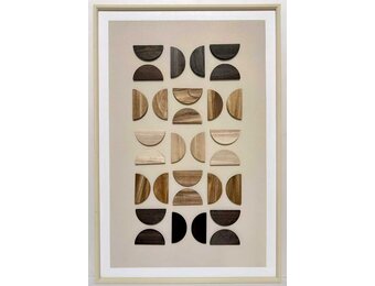 3D Houten Wanddecoratie - Eclipse mix