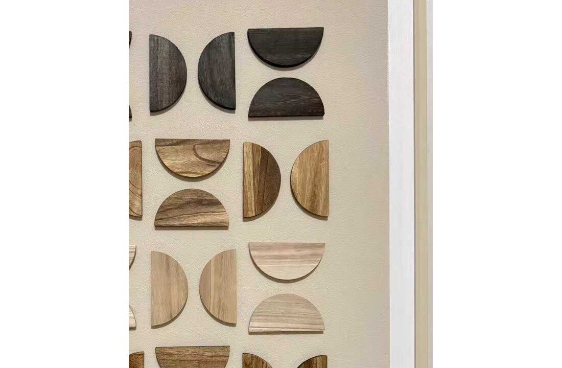 3D Houten Wanddecoratie - Eclipse mix