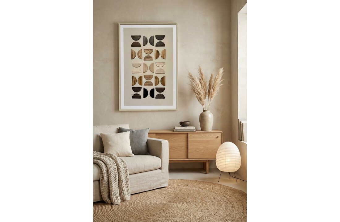 3D Houten Wanddecoratie - Eclipse mix