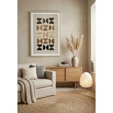 3D Houten Wanddecoratie - Eclipse mix