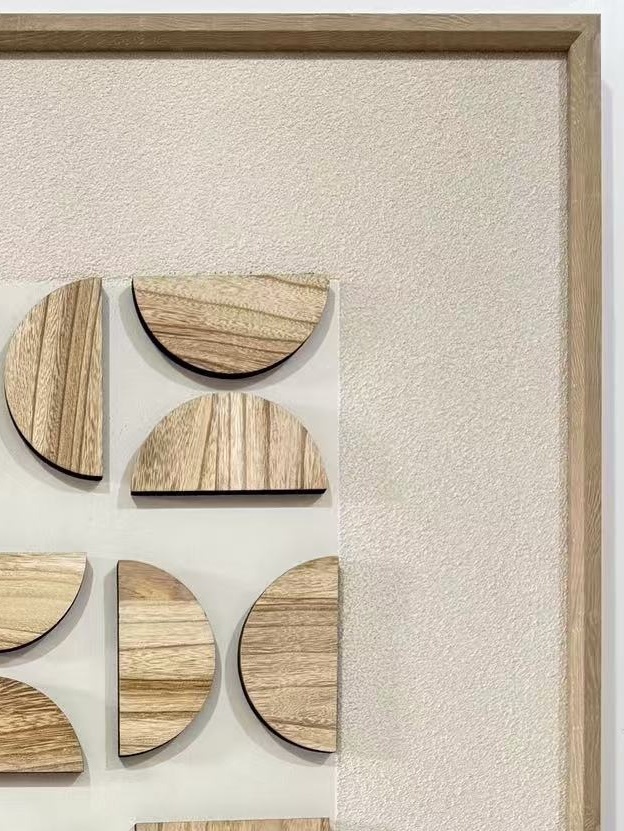 3D Houten Wanddecoratie - Eclipse