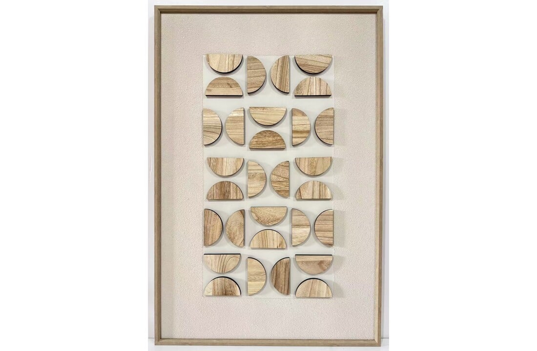 3D Houten Wanddecoratie - Eclipse