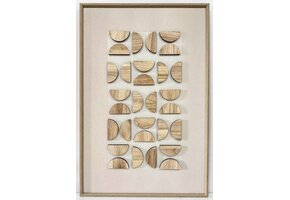 3D Houten Wanddecoratie - Eclipse