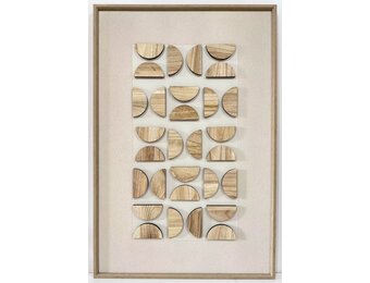 3D Houten Wanddecoratie - Eclipse
