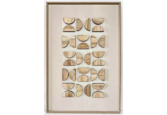 3D Houten Wanddecoratie - Eclipse