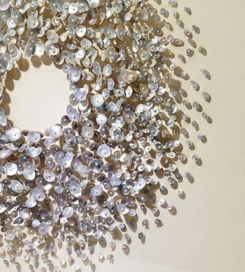 Shell Serenity - Kunstwerk - 100 x 100 cm