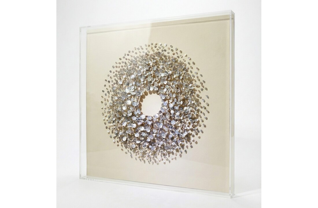 Shell Serenity - Kunstwerk - 100 x 100 cm