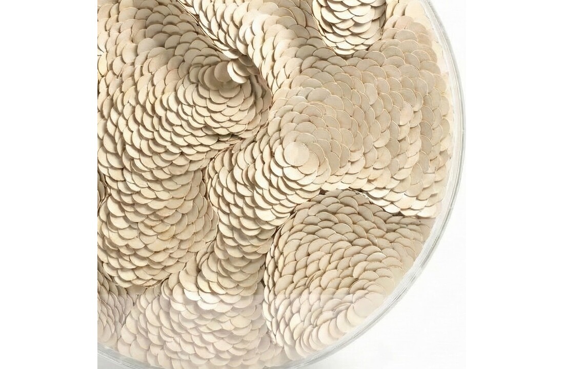 Leather Infinity - Kunstwerk - Beige - Ø 100 cm