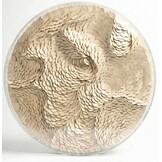 Leather Infinity - Kunstwerk - Beige - Ø 100 cm