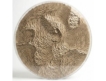 Leather Infinity - Kunstwerk - Taupe Bruin