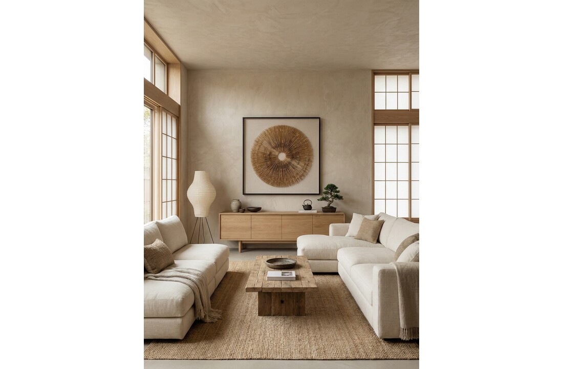 Paper Sun - 3D PapierKunstwerk - 90x90 cm