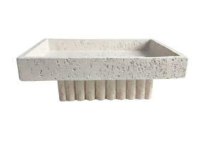 Serveerschaal op voet Barletta - Rechthoekig