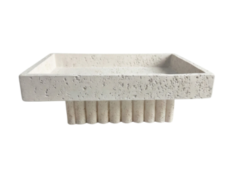 Serveerschaal op voet Barletta - Rechthoekig