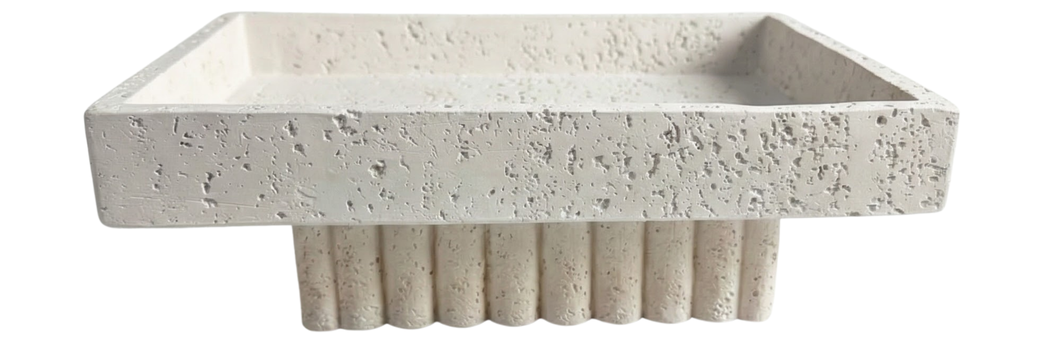 Serveerschaal op voet Barletta - Rechthoekig