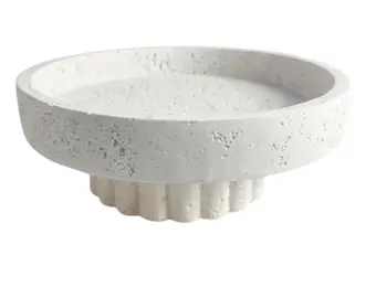 Serveerschaal op voet Barletta - Rond