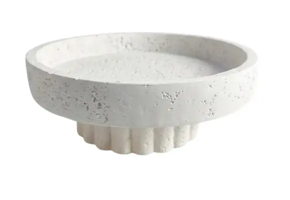 Serveerschaal op voet Barletta - Rond