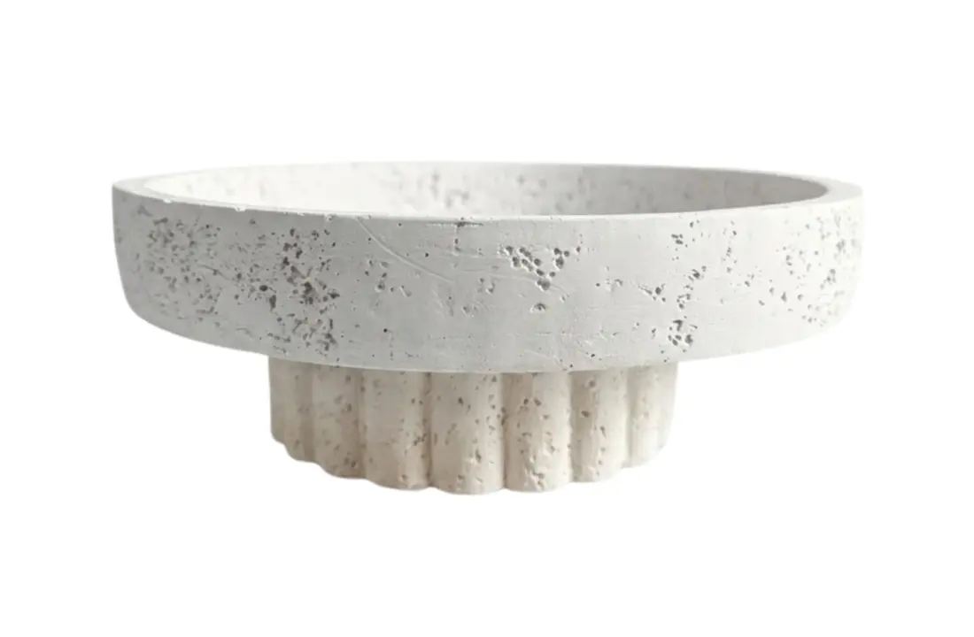 Serveerschaal op voet Barletta - Rond