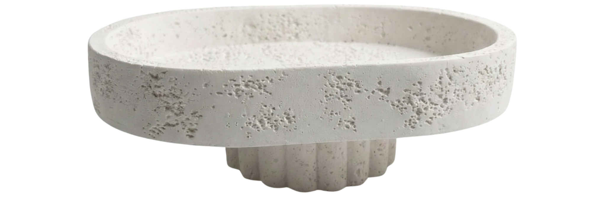 Serveerschaal op voet Barletta - Ovaal