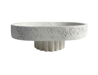 Serveerschaal op voet Barletta - Ovaal