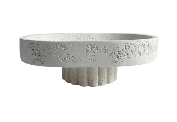 Serveerschaal op voet Barletta - Ovaal