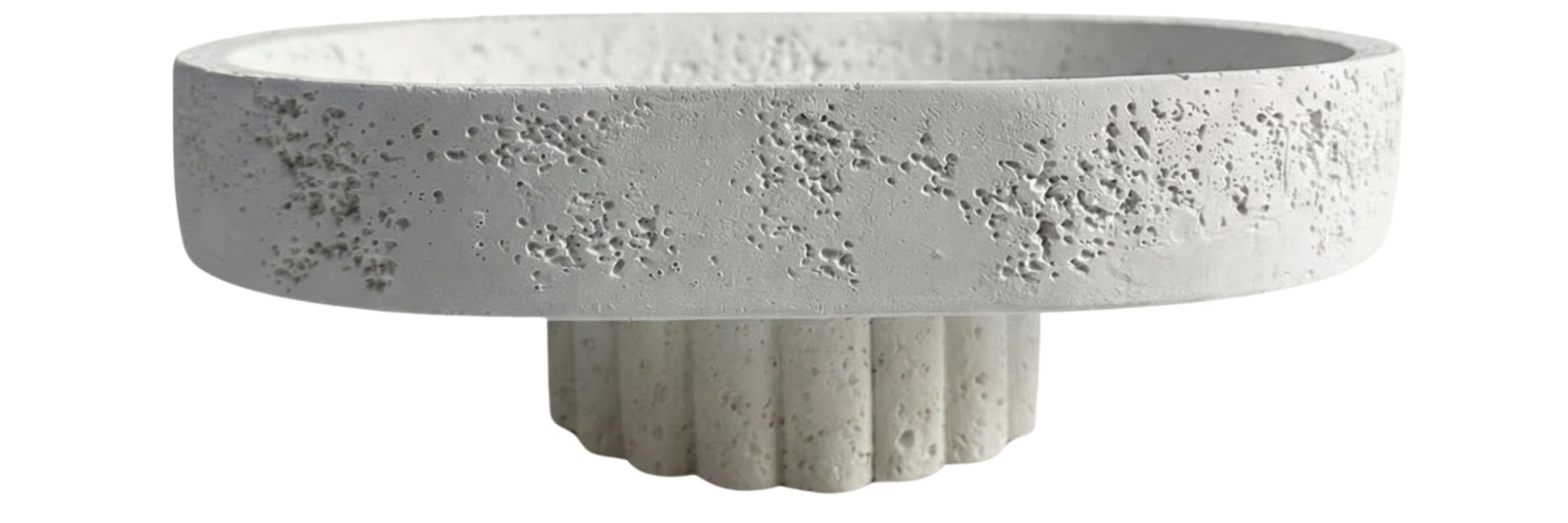 Serveerschaal op voet Barletta - Ovaal