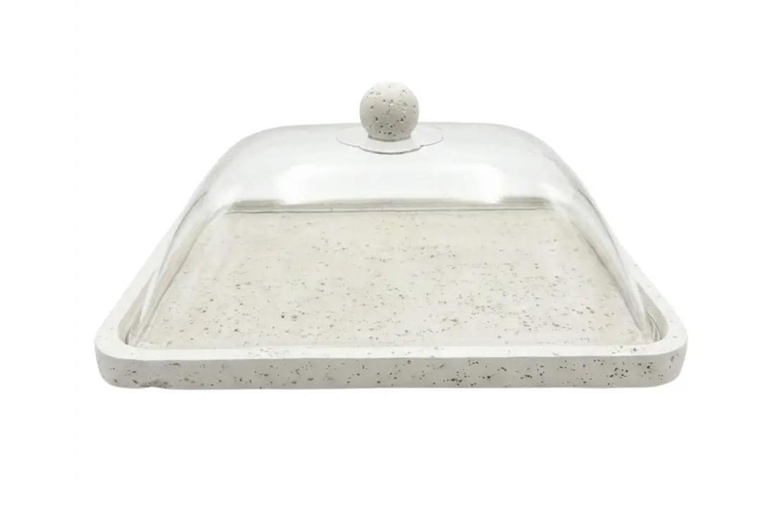 Serveerstolp Barletta - rechthoekig - inclusief decoratieve kwast