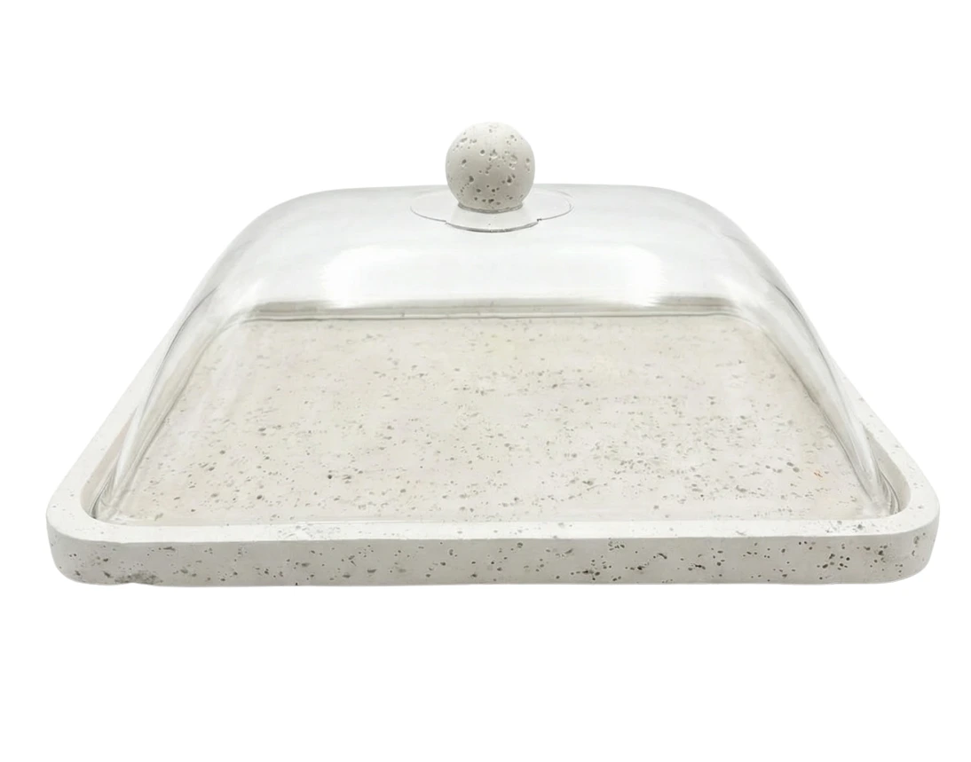 Serveerstolp Barletta - rechthoekig - inclusief decoratieve kwast