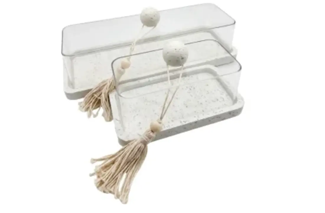 Serveerstolp Barletta - rechthoekig - smal - inclusief decoratieve kwast