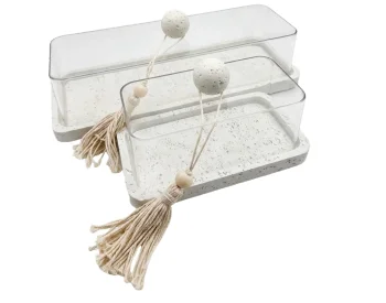 Serveerstolp Barletta - rechthoekig - smal - inclusief decoratieve kwast