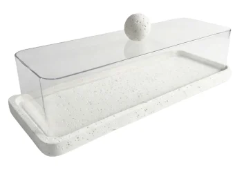 Serveerstolp Barletta - rechthoekig - smal - inclusief decoratieve kwast