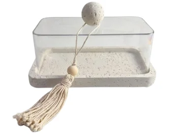 Serveerstolp Barletta - rechthoekig - smal - inclusief decoratieve kwast