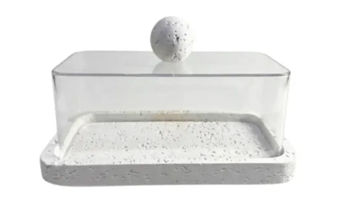 Serveerstolp Barletta - rechthoekig - smal - inclusief decoratieve kwast