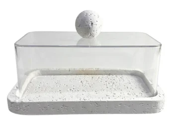 Serveerstolp Barletta - rechthoekig - smal - inclusief decoratieve kwast