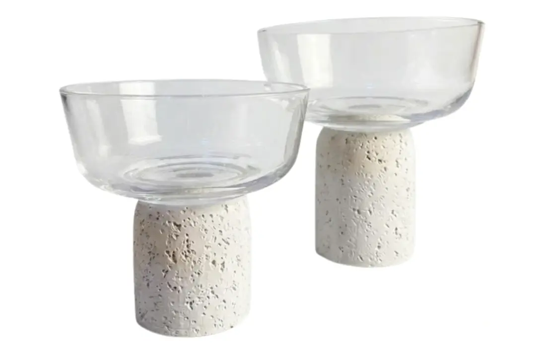 Glazenschaal op voet Barletta