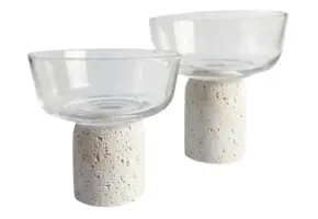 Glazenschaal op voet Barletta