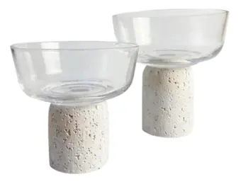 Glazenschaal op voet Barletta