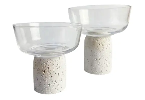 Glazenschaal op voet Barletta